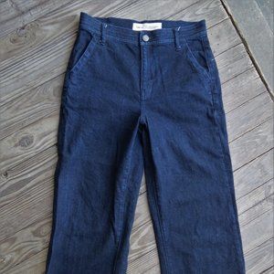 Gap 1969 Dark Wash High Rise Wide Leg Denim jeans